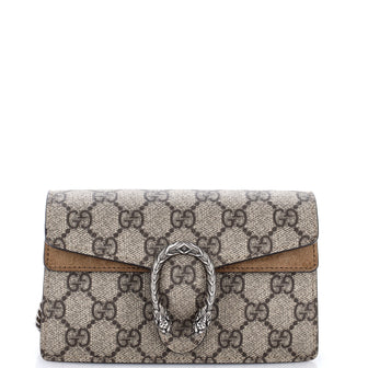 Gucci Dionysus Bag GG Coated Canvas Super Mini