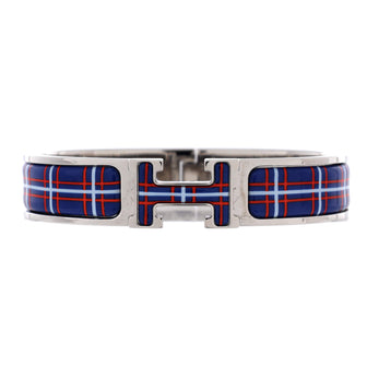 Hermes Clic H Bracelet Printed Enamel Narrow