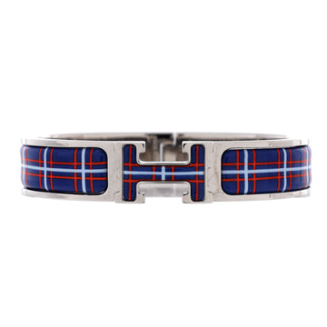 Hermes Clic H Bracelet Printed Enamel Narrow