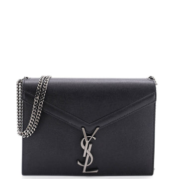 Saint Laurent Cassandra Chain Shoulder Bag Leather Small
