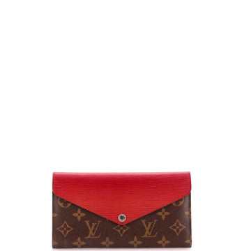Louis Vuitton Marie-Lou Wallet Monogram Canvas and Epi Leather Long