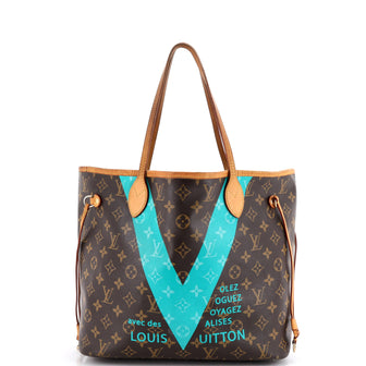 Louis Vuitton Neverfull NM Tote Limited Edition V Monogram Canvas MM