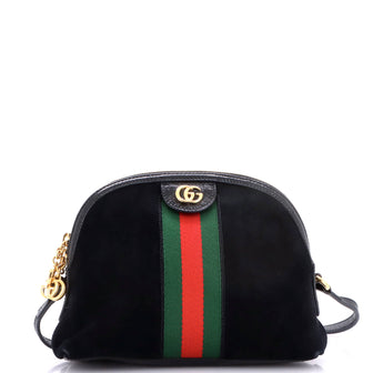 Gucci Ophidia Dome Shoulder Bag Suede Small