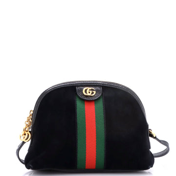Gucci Ophidia Dome Shoulder Bag Suede Small
