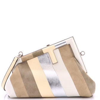 Fendi First Bag Leather and Suede Small