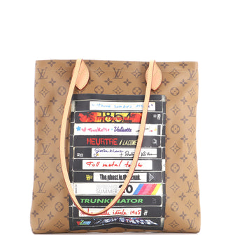 Louis Vuitton Carry It Tote Limited Edition Video Tape Reverse Monogram Canvas