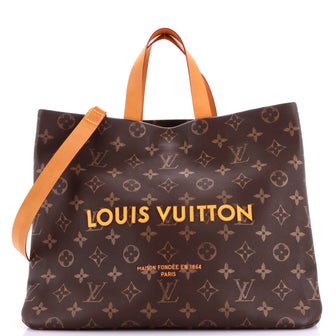 Louis Vuitton Shopper Tote Monogram Leather MM