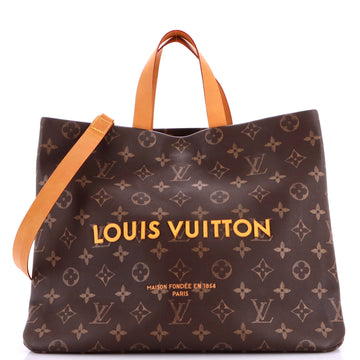 Louis Vuitton Shopper Tote Monogram Leather MM