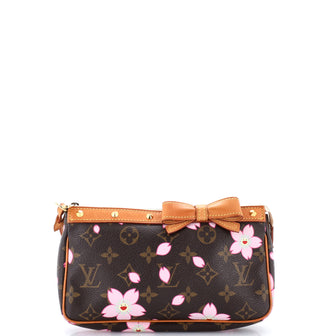 Louis Vuitton Pochette Accessoires Limited Edition Cherry Blossom Monogram