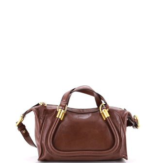 Chloe Paraty 24 Handbag Leather Small