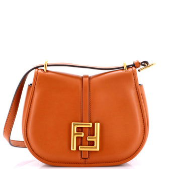 Fendi C'mon Shoulder Bag Leather Small