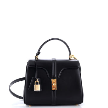 Celine 16 Top Handle Bag Smooth Calfskin Small
