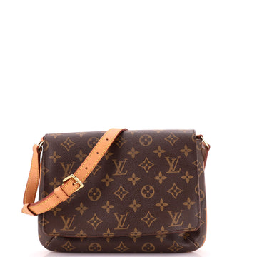 Louis Vuitton Musette Tango Handbag Monogram Canvas