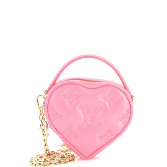 Louis Vuitton Pop My Heart Pouch Bag Bubblegram Leather