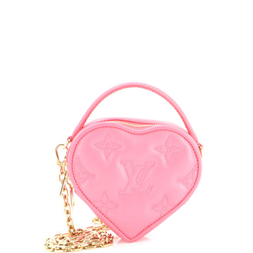 Louis Vuitton Pop My Heart Pouch Bag Bubblegram Leather