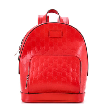 Gucci Signature Pocket Backpack Guccissima Leather Small