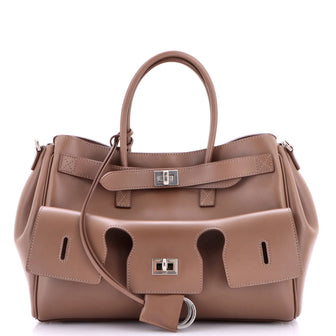 Balenciaga Bel Air Carry All Bag Leather Small