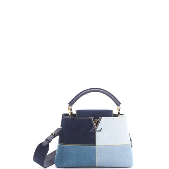 Louis Vuitton Capucines Bag Patchwork Denim BB