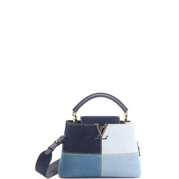 Louis Vuitton Capucines Bag Patchwork Denim BB