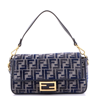 Fendi Baguette NM Bag Zucca Chenille Medium