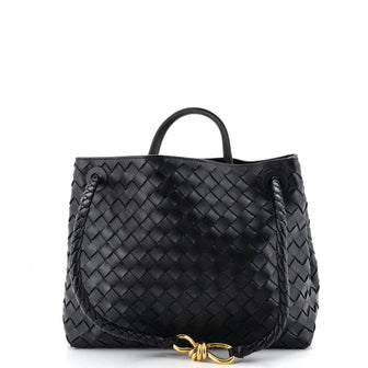 Bottega Veneta Andiamo Top Handle Bag Intrecciato Nappa Medium