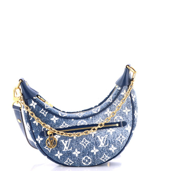 Louis Vuitton Loop Handbag Monogram Jacquard Denim