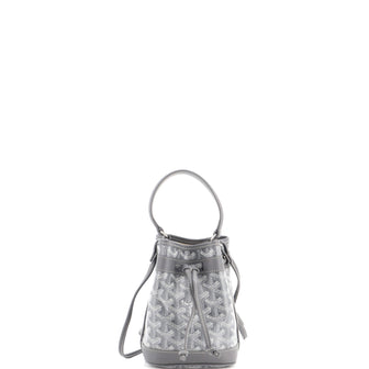 Goyard Petit Flot Bucket Bag Coated Canvas Mini
