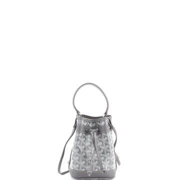 Goyard Petit Flot Bucket Bag Coated Canvas Mini