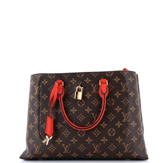Louis Vuitton Flower Tote Monogram Canvas with Leather