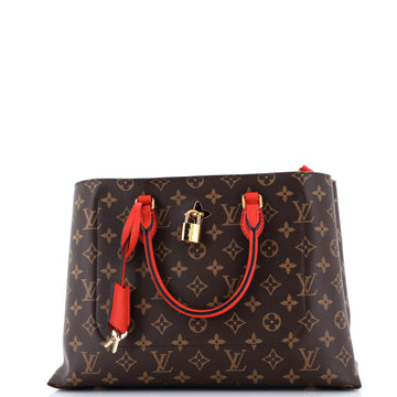 Louis Vuitton Flower Tote Monogram Canvas with Leather
