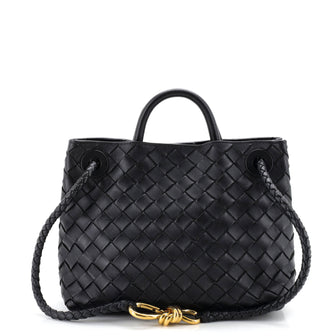 Bottega Veneta Andiamo Top Handle Bag Intrecciato Nappa Small