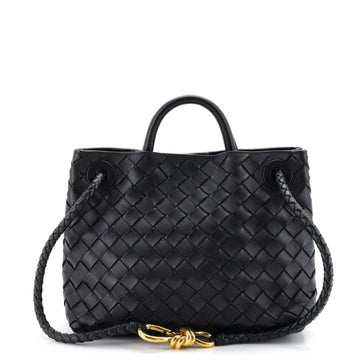 Bottega Veneta Andiamo Top Handle Bag Intrecciato Nappa Small