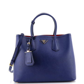 Prada Cuir Double Tote Saffiano Leather Medium