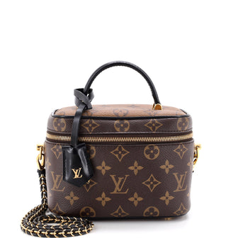 Louis Vuitton Vanity Handbag Reverse Monogram Canvas PM
