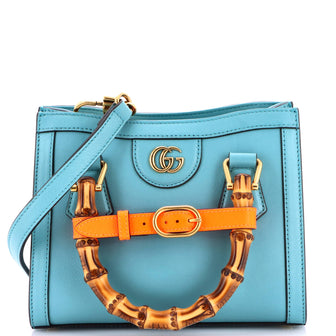 Gucci Diana NM Bamboo Handle Tote Leather Mini