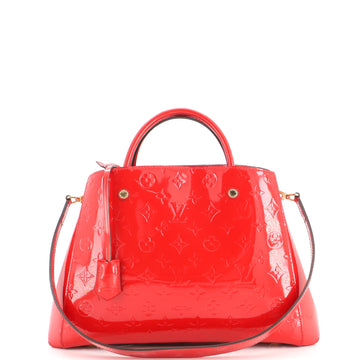 Louis Vuitton Montaigne Handbag Monogram Vernis MM