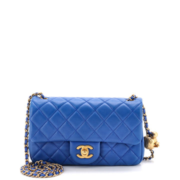 Chanel Pearl Crush Flap Bag Quilted Lambskin Mini