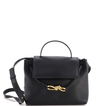 Bottega Veneta Ciao Ciao Top Handle Bag Leather with Intrecciato Detail Small