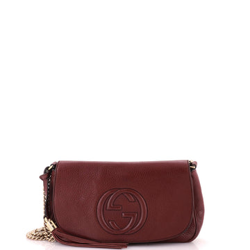 Gucci Soho Chain Crossbody Bag Leather Medium