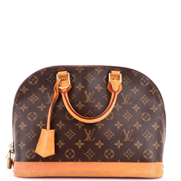 Louis Vuitton Alma Handbag Monogram Canvas PM