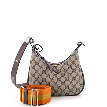 Gucci Attache Shoulder Bag GG Coated Canvas Small