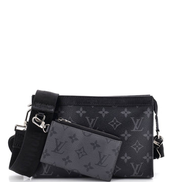 Louis Vuitton Gaston Wearable Wallet Monogram Eclipse Canvas