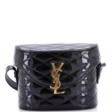 Saint Laurent June Box Bag Quilted Patent