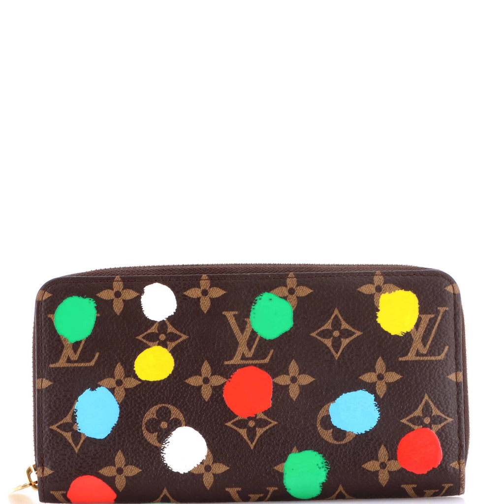 i*0様 LOUIS VUITTON財布 Louis Vuitton Zippy Wallet Yayoi Kusama Painted Dots Monogram