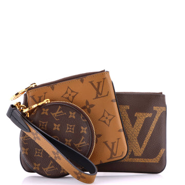 Louis Vuitton Trio Pouch Set Reverse Monogram Giant