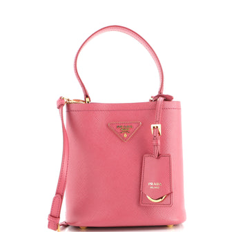 Prada Panier Bucket Bag Saffiano Leather Small
