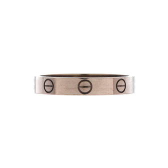 Cartier Love Wedding Band Ring 18K White Gold