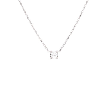 Cartier C de Cartier Necklace 18K White Gold and Diamond 0.10-0.19CT