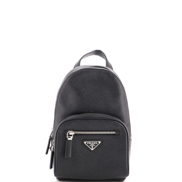 Prada Convertible Sling Backpack Saffiano Leather Mini