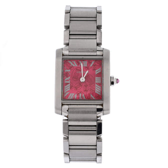 Cartier Limited Edition Tank Francaise Quartz Watch Stainless Steel 20